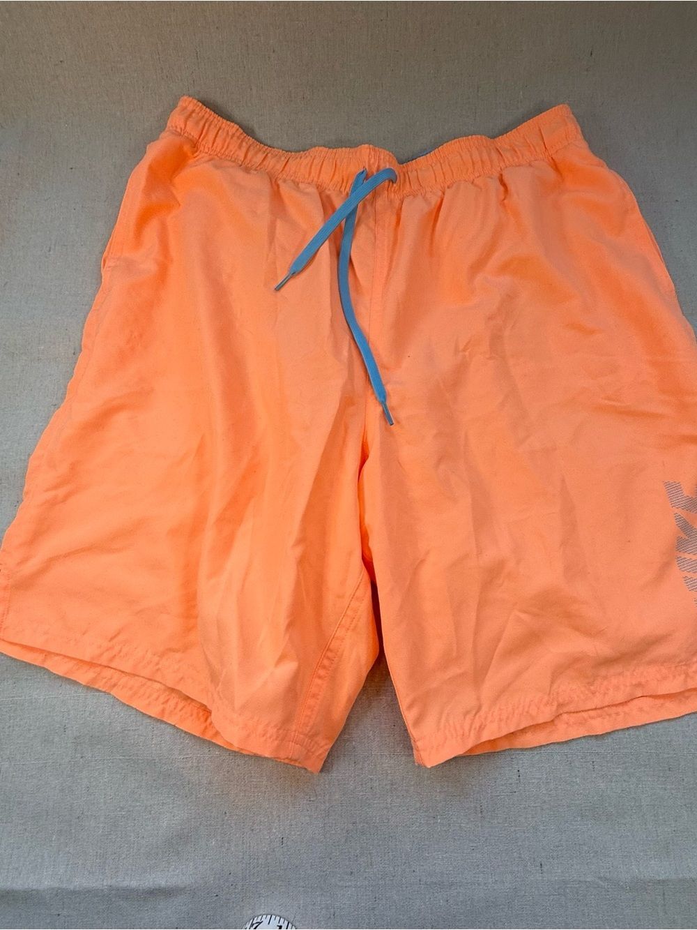 Nike Men's XXL Swim Trunks 9" Inseam Orange + Blue Teal Cove = 2 Pair Bundle - Picture 2 of 12